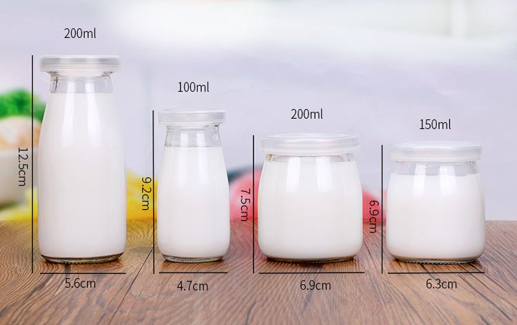 Pudding Yogurt Glass Jars (1)