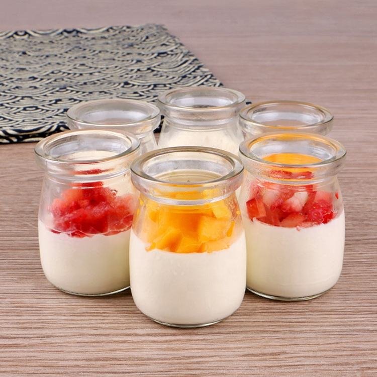 Pudding Yogurt Glass Jars (5)